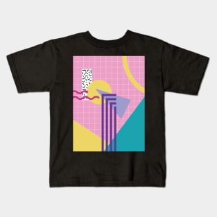 Memphis Pattern 64 / 80s Retro Kids T-Shirt